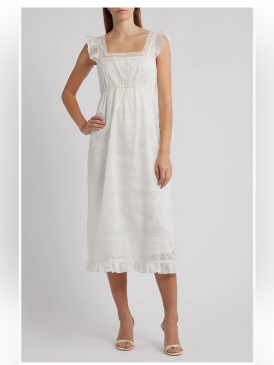 Wayf Dresses & Skirts - Rosalie Embroidered Midi Dress size sm